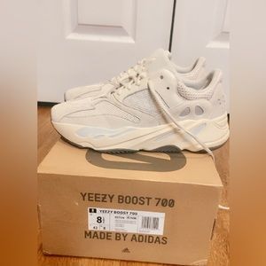 Yeezy Boost 700 Analog Style EG7596 Size Men 8 1/2 Rich White Women size10
